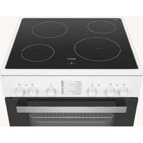 COOKER FREE STANDING  PHC009120 (ΚΕΡΑΜΙΚΗ / 66LT / A / ΛΕΥΚΗ)